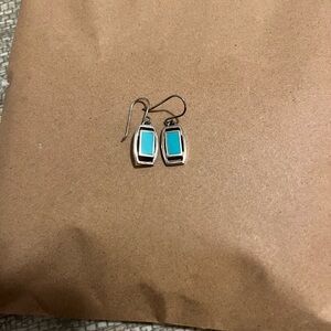 925 Turquoise and Silver Earrings